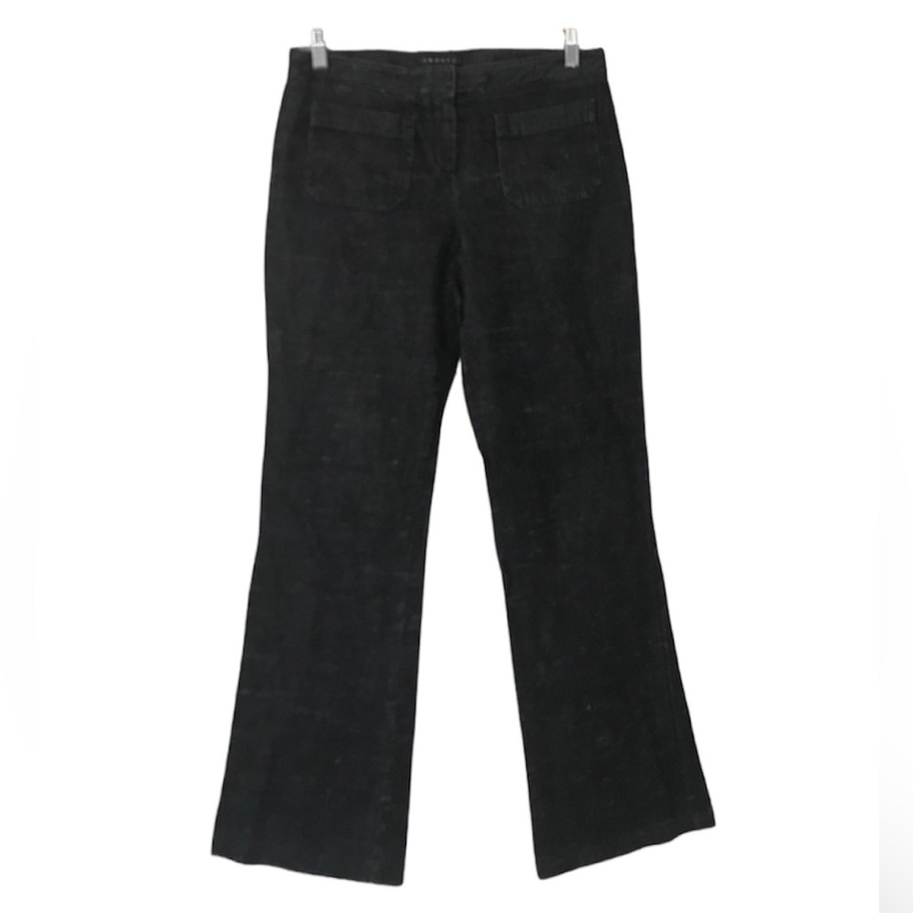 Theory Wide leg Black denim front pocket pants
